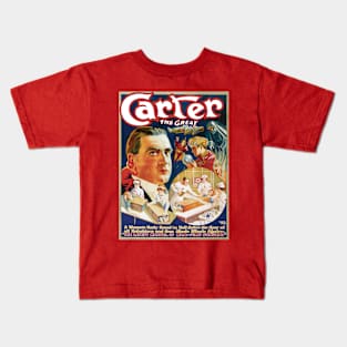 Vintage Magic Poster Art, Carter the Great Kids T-Shirt